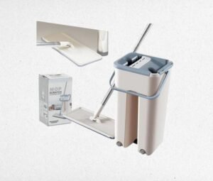 Trapeador Mopa Plana con Cubo